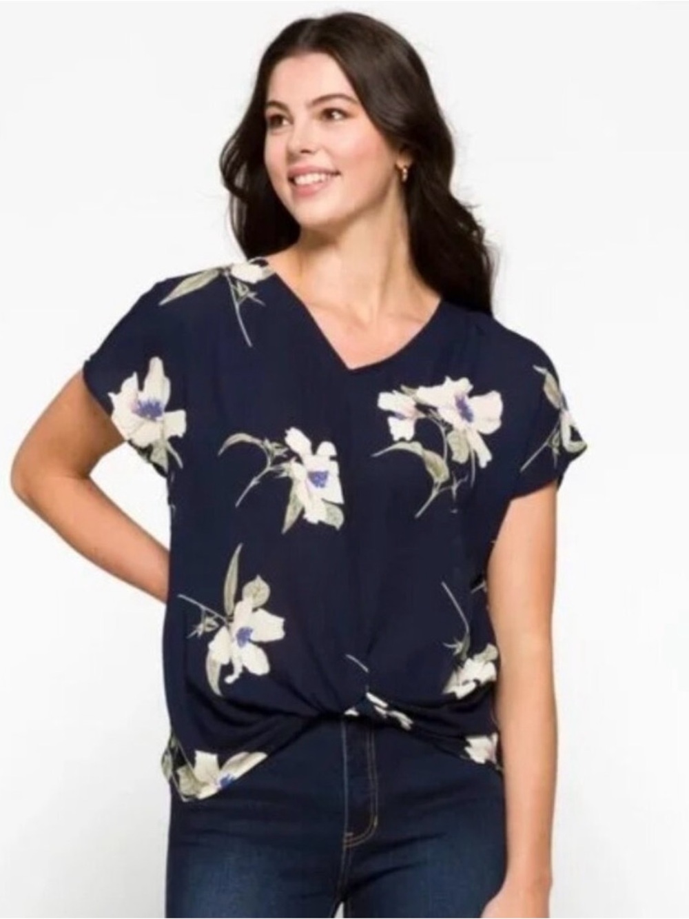 West K Allura Knot Detail Blouse